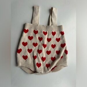 Cat & Jack 0-3 months old baby Valentines outfit